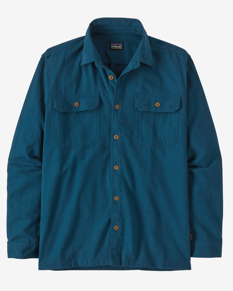 Long Sleeve Organic Cotton Fjord Flannel Shirt