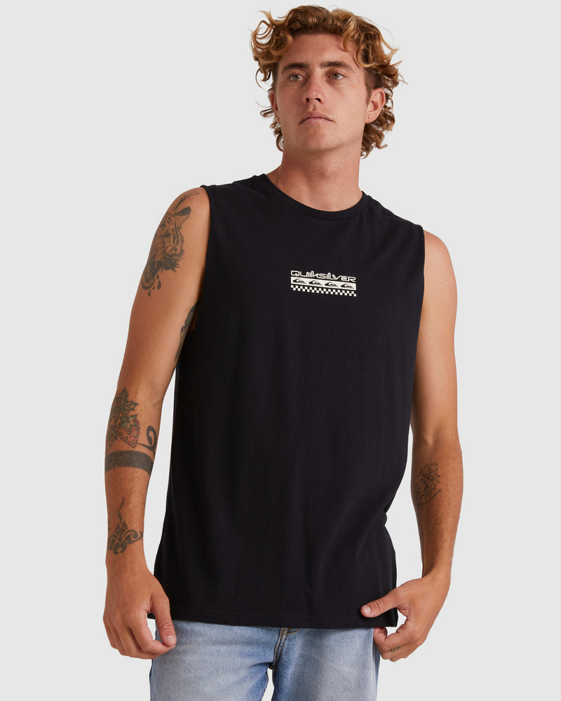 Omni Check Turn Muscle Tee