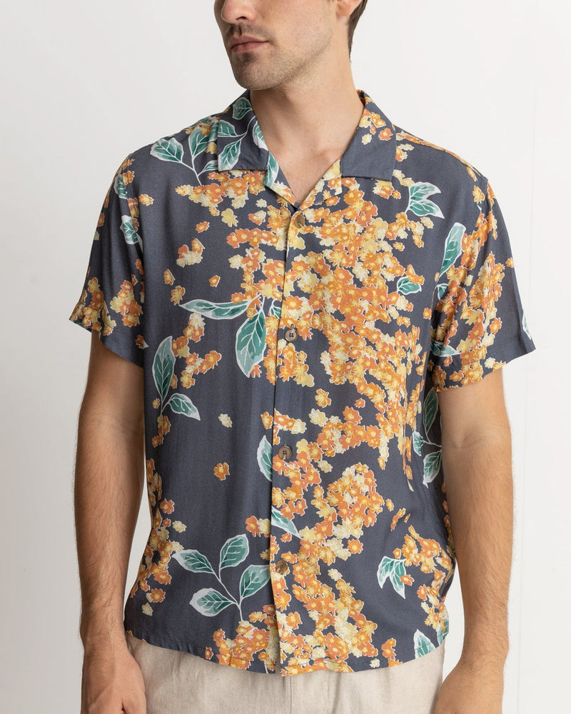 Isle Floral Cuban Short Sleeve Shirt