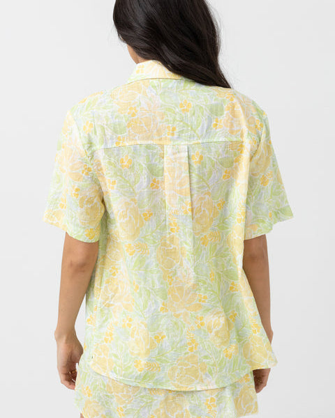 Magnolia Floral Short Sleeve Shirt