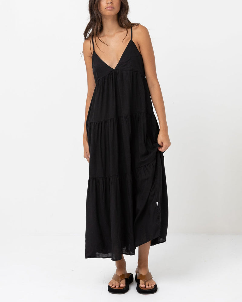 Classic Tiered Midi Dress