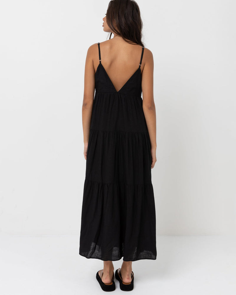 Classic Tiered Midi Dress