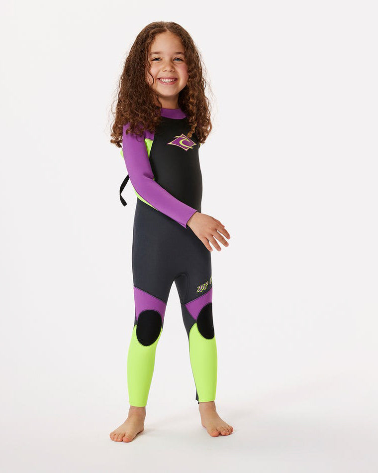Groms Omega 3/2 Flatloc Back Zip