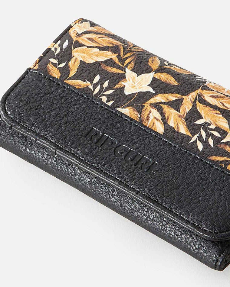 Mixed Floral Mid Wallet