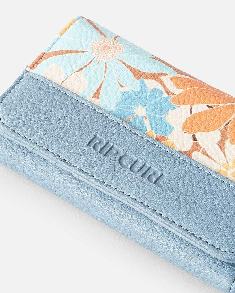 Mixed Floral Mid Wallet