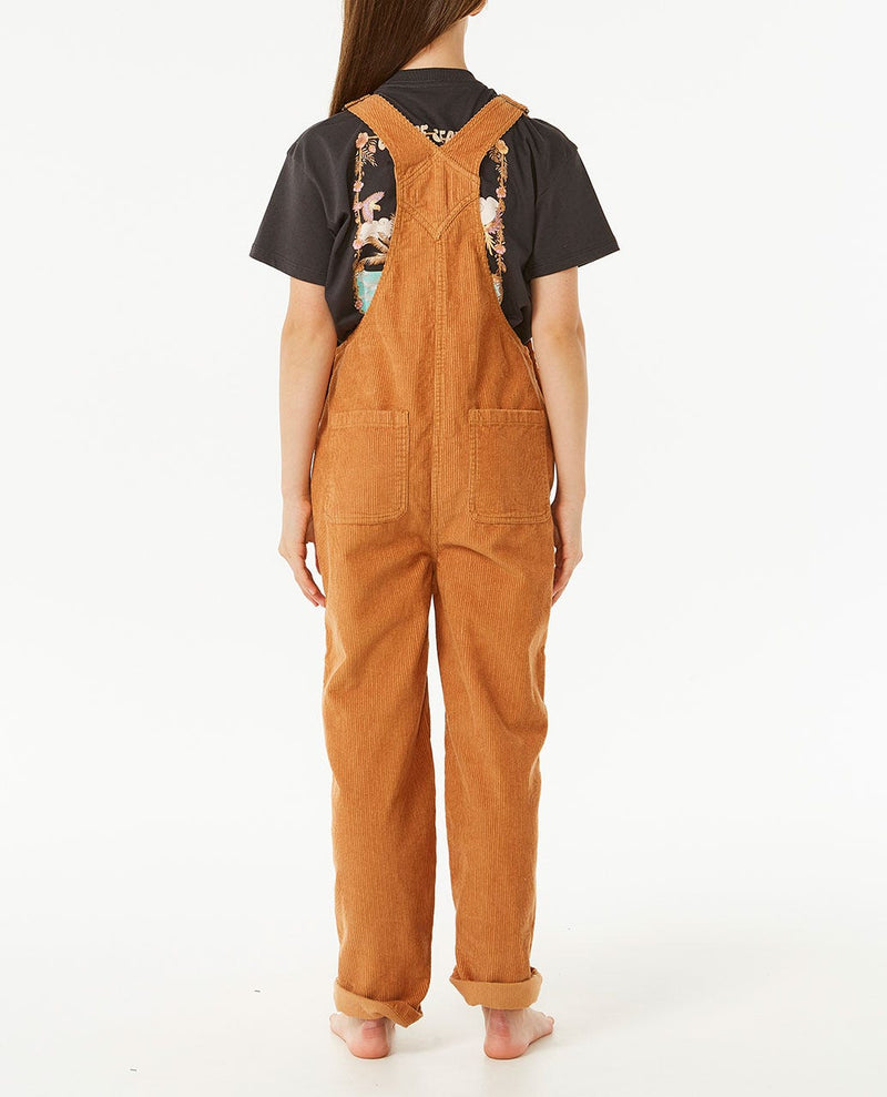 Girls Surf Cord Overall
