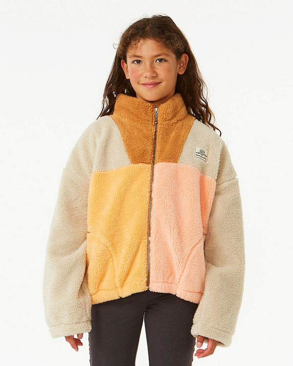 Girls Block Party Polar Fleece Jacket
