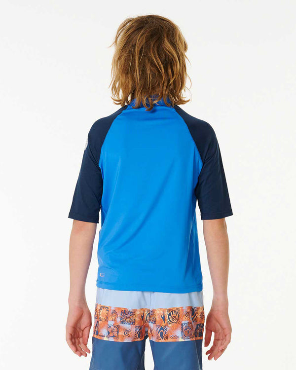 Boys Shock Upf Short Sleeve Rashie