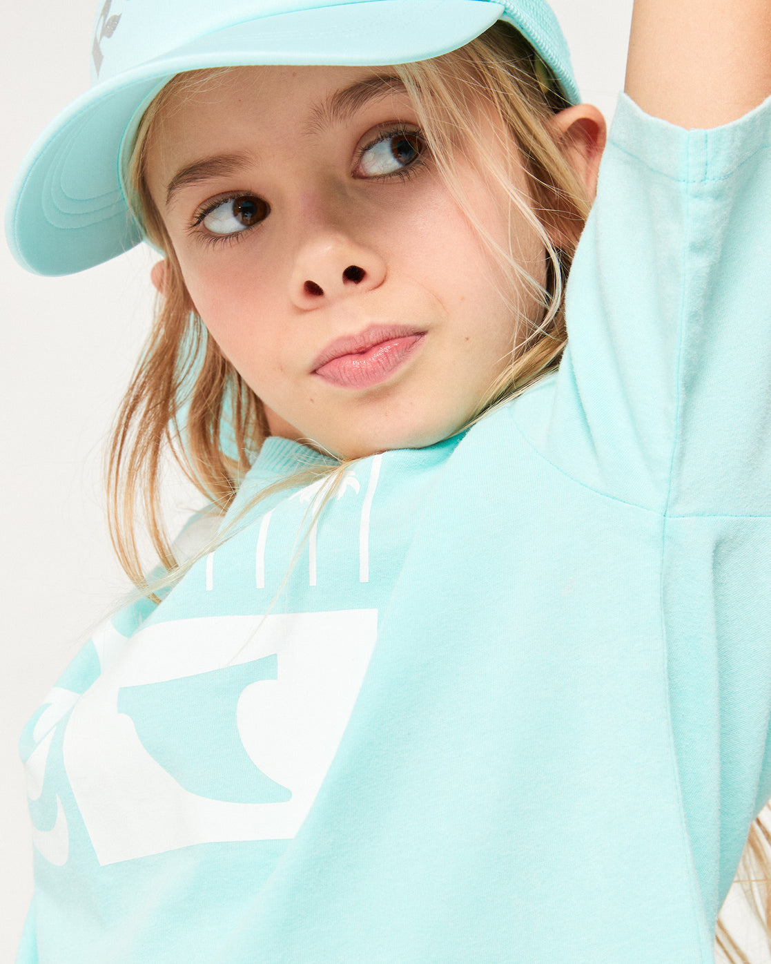 Girls Sun For All Sea Tee