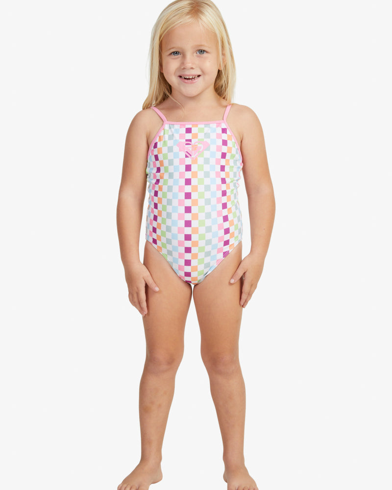 Tots Rainbow Check One Piece Sporty