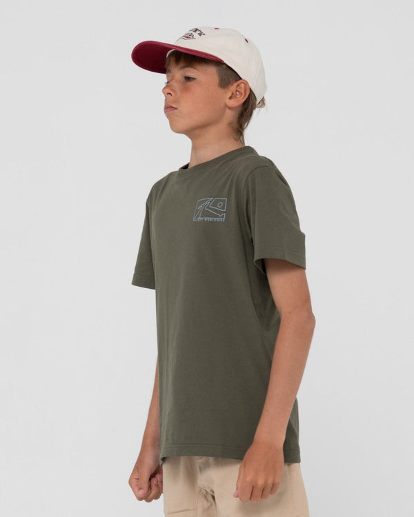 Boys Boxed Out Short Sleeve Tee