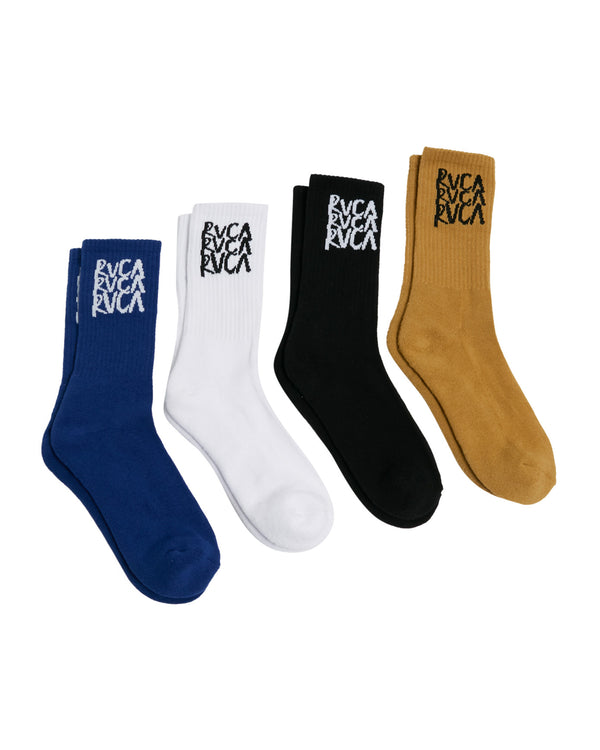Rvca Seasonal 4 Sock Multi Pack