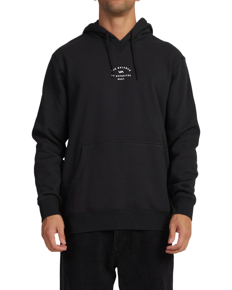 RVCA Arch Hoodie Jumper in Black