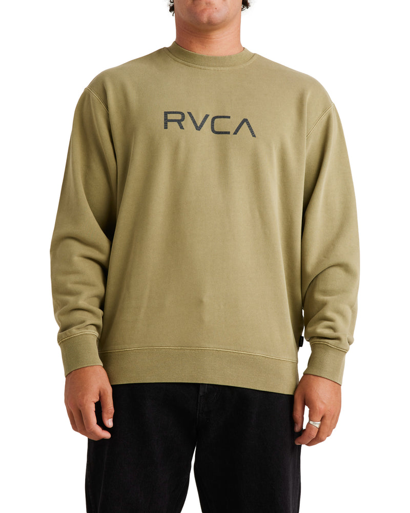 Big Rvca Washed Crew