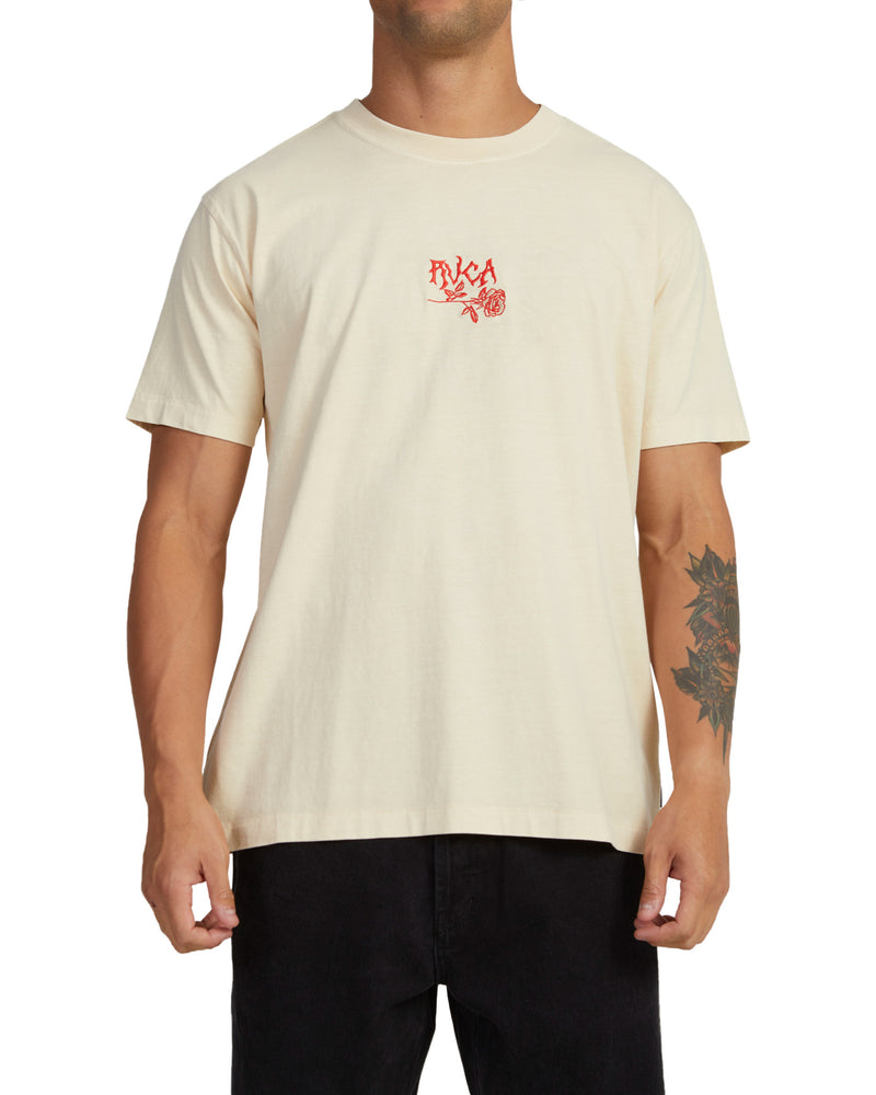 Rvca Roses Short Sleeve Tee