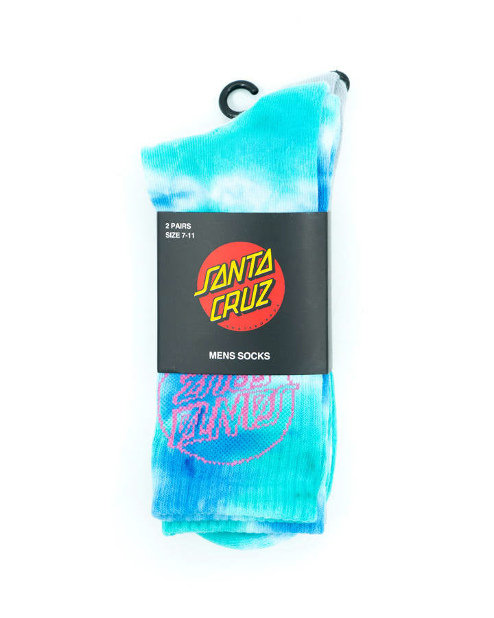 Opus Dot Tie Dye 2Pack Sock