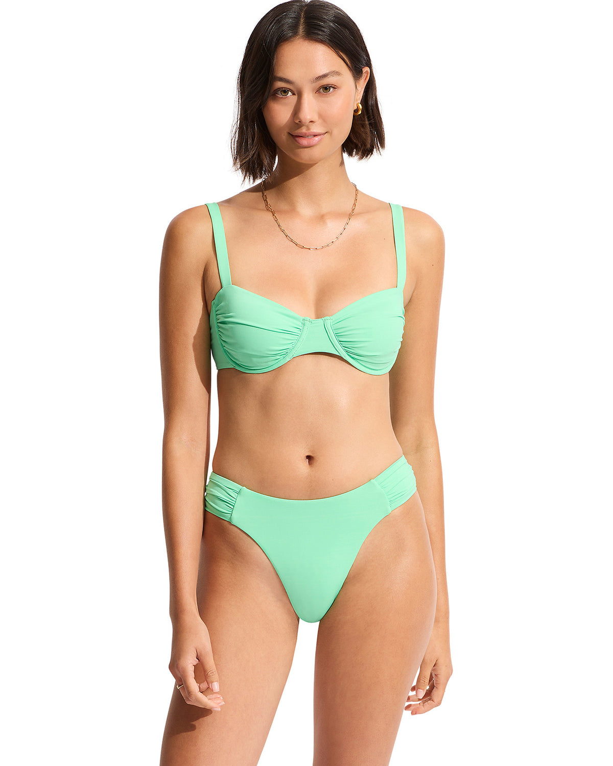 Seafolly Collective High Leg Ruched Side Pant