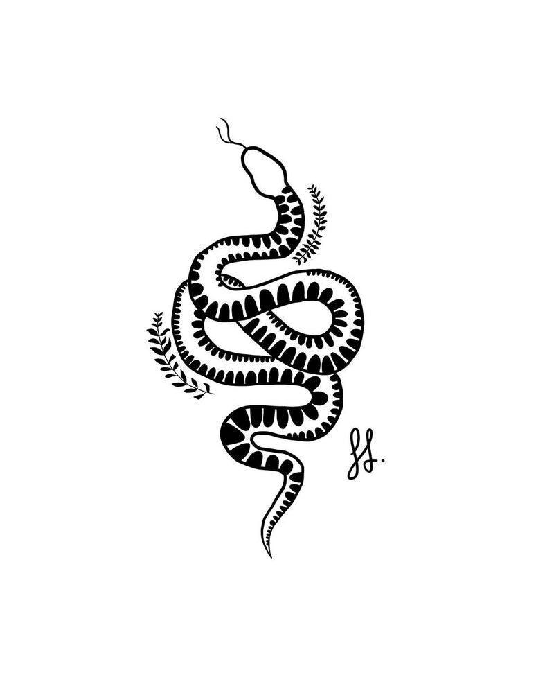 Fierce Snake Sticker