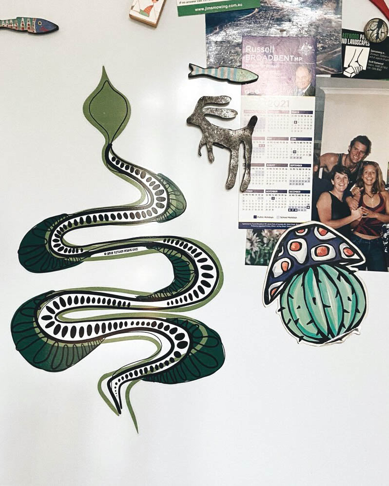 Fierce Snake Sticker