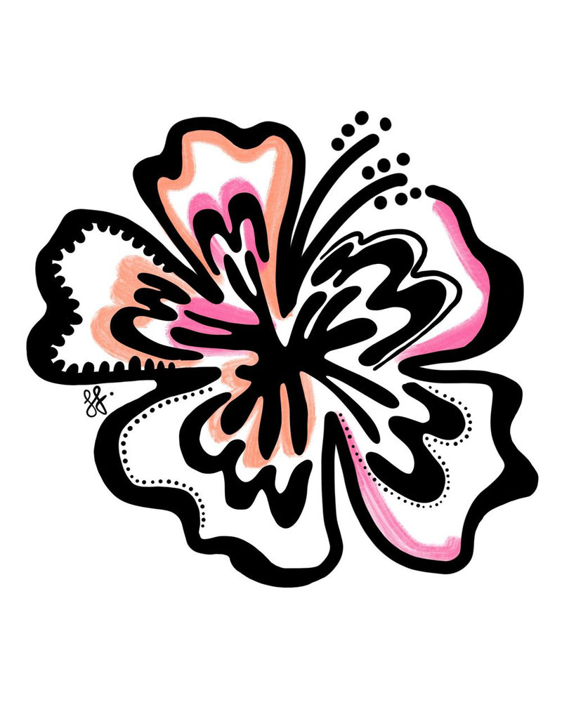 Hibiscus Sticker