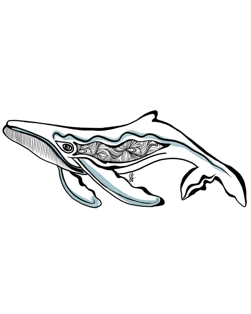 Whale Sticker