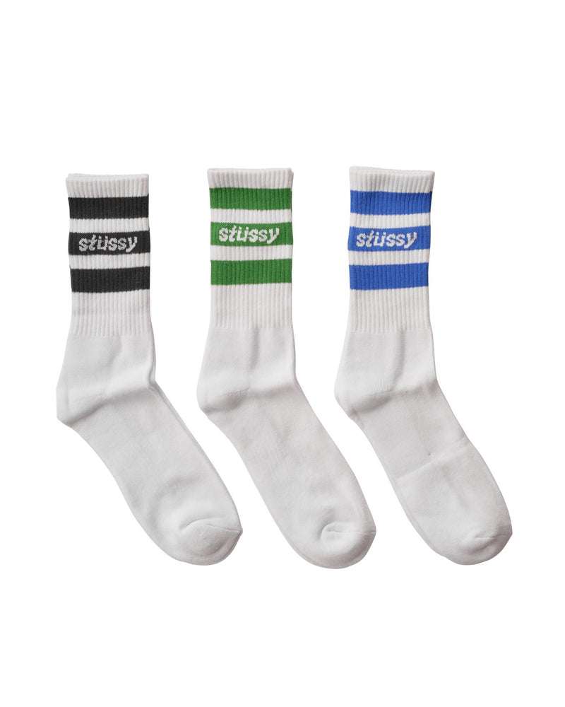 Mens Italic Stripe Sock 3Pk