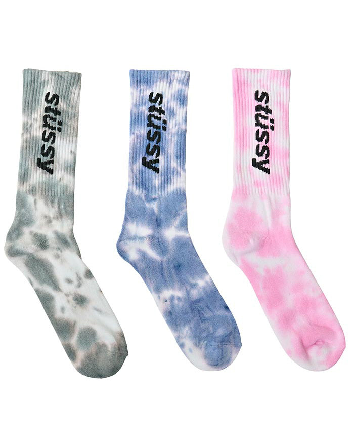 Mens Tiedye Sock 3Pk