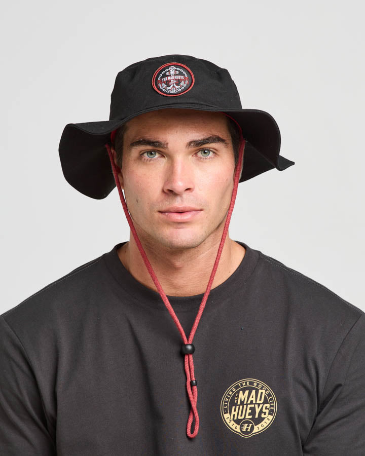 Chained Anchor Wide Brim Hat
