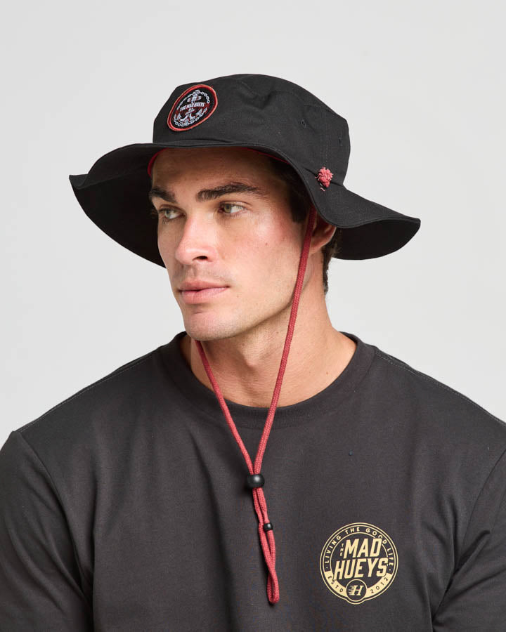 Chained Anchor Wide Brim Hat
