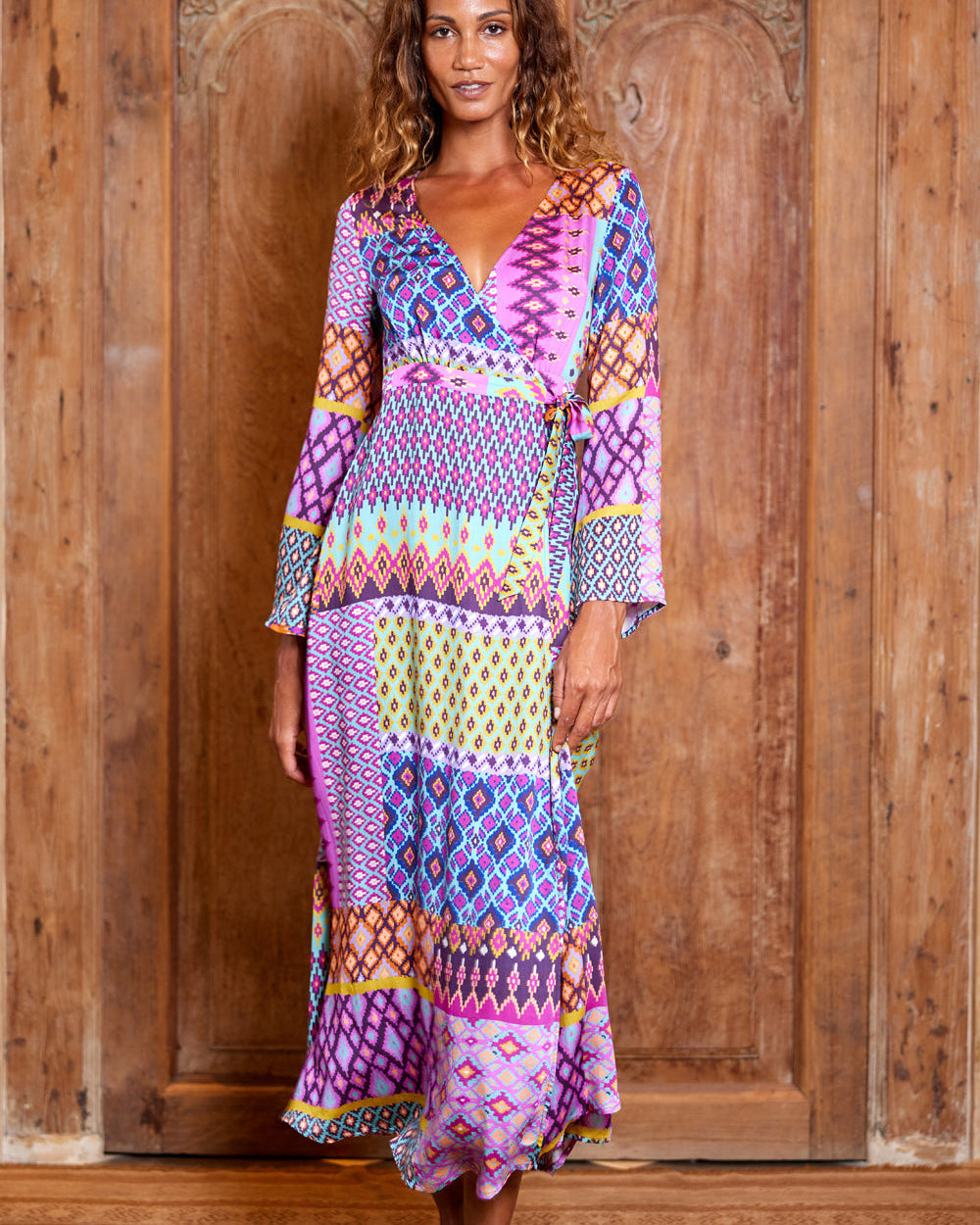 Utopia Suri Wrap Maxi Dress