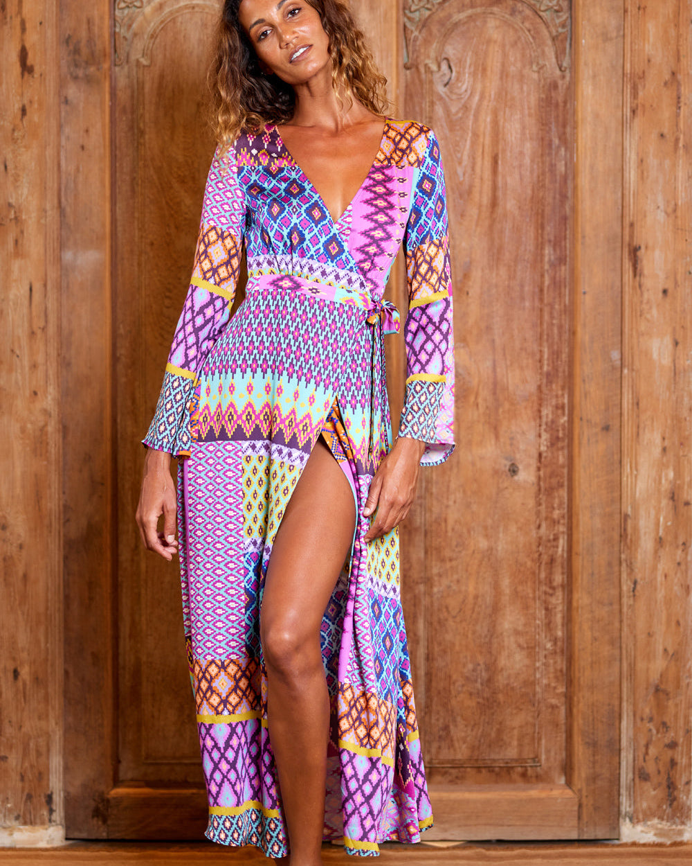 Utopia Suri Wrap Maxi Dress