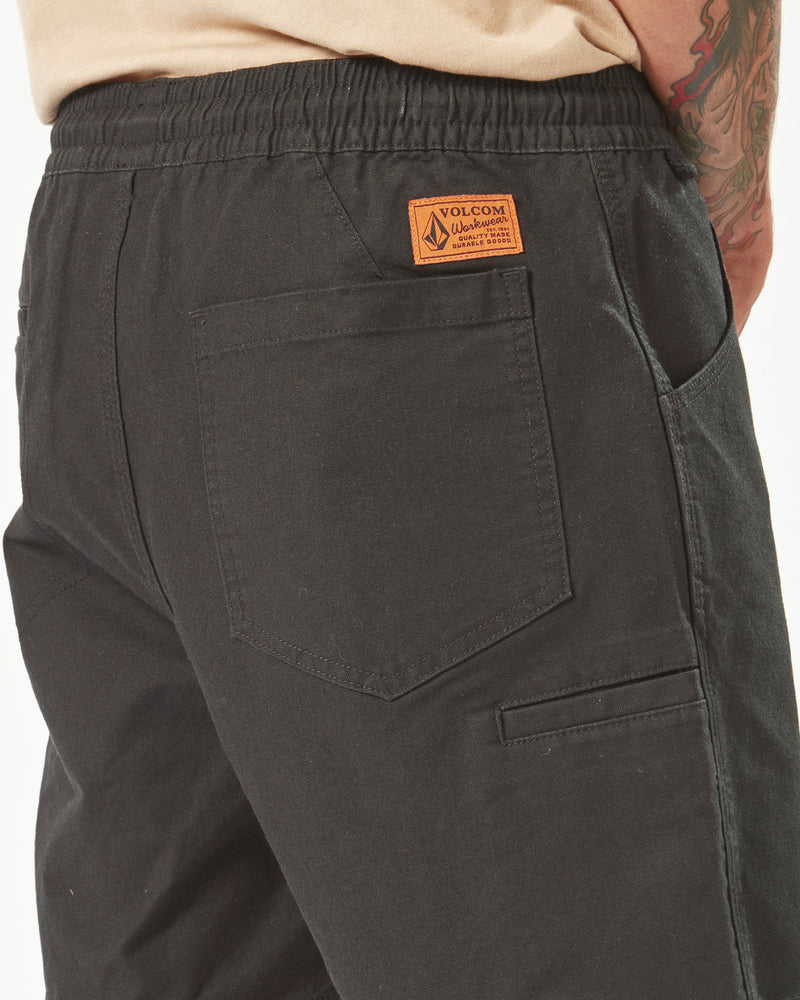 Caliper Elastic Waist 17 Work Short