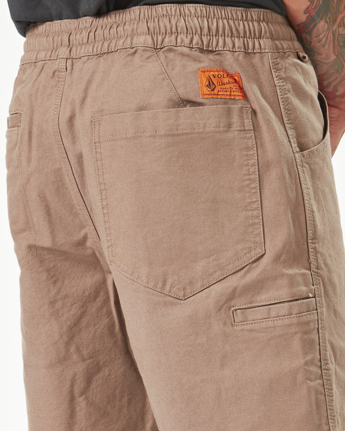 Caliper Elastic Waist 17 Work Short
