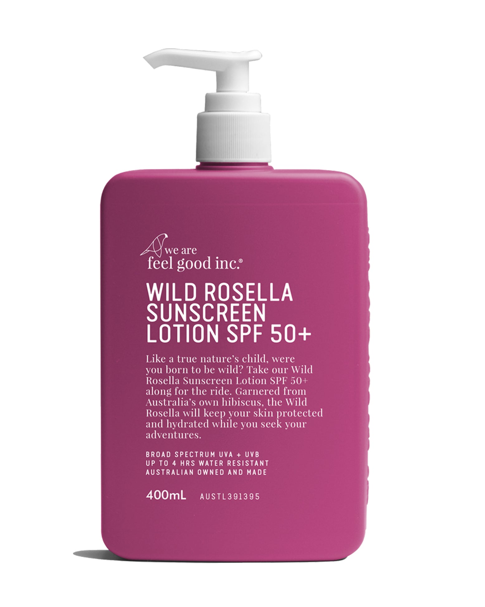 Wild Rosella Sunscreen Lotion SPF 50+ 400ml