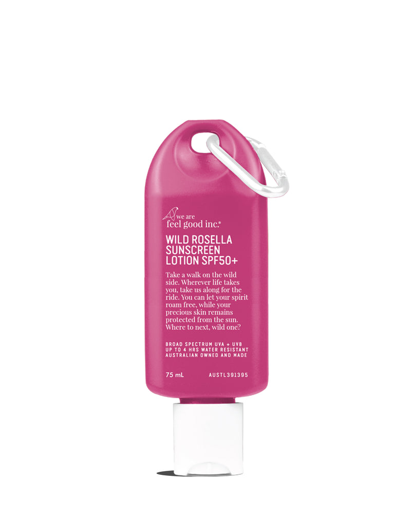 Wild Rosella Sunscreen Lotion SPF50+ 75ml Clip